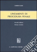 Lineamenti di procedura penale libro