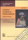 Nozioni giuridiche fondamentali. Diritto privato. Eserciziario libro