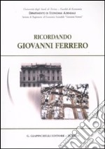 Ricordando Giovanni Ferrero libro