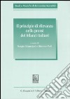 Il principio di rilevanza nella prassi dei bilanci italiani libro