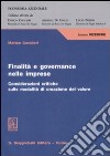 Finalità e governance nelle imprese. Considerazioni critiche sulle modalità di creazione del valore libro