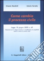 Come cambia il processo civile libro