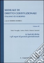 Manuale di Diritto Costituzionale italiano ed europeo, vol. III