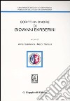 Scritti in onore di Giovanni Barberini libro