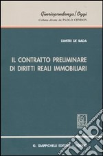 Il contratto preliminare di diritti reali immobiliari