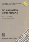 Operazioni straordinarie libro