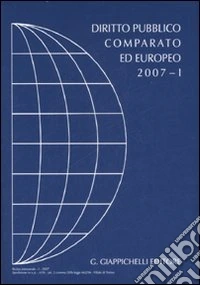 Diritto pubblico comparato ed europeo 2007 (1) libro