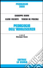 Pedagogia dell'adolescenza libro