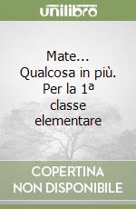 Mate... Qualcosa in più. Per la 1ª classe elementare libro