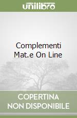 Complementi Mat.e On Line libro