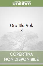 Oro Blu Vol. 3 libro