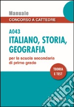 Italiano storia geografia A043 libro