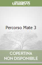Percorso Mate 3 libro