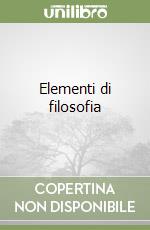 Elementi di filosofia libro