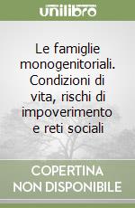 Le famiglie monogenitoriali. Condizioni di vita, rischi di impoverimento e reti sociali libro