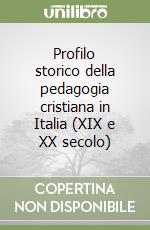 Profilo storico della pedagogia cristiana in Italia (XIX e XX secolo) libro