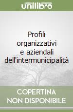 Profili organizzativi e aziendali dell'intermunicipalità libro