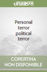 Personal terror political terror libro