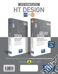 Hoepli test. Design. Kit completo: Libro di teoria con esercizi-4000 quiz con prove simulate. Con Contenuto digitale per download libro