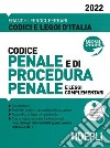 Codice penale e di procedura penale e leggi complementari 2022 libro