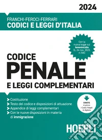 Codice penale e leggi complementari 2024. Con espansione online libro