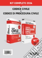 Codice civile+Codice di procedura civile. Kit completo 2024. Con espansione online libro