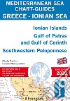 Greece, Ionian sea. Ionian Islands, Gulf of Patras and Gulf of Corinth Southwestern Peloponnese. Mediterranean sea chart-guides libro