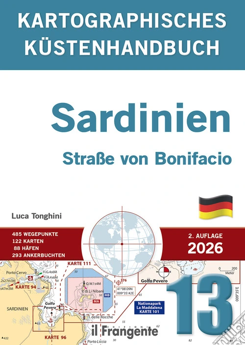 Kartographisches küstenhandbuch 13. Sardinien und die Straße von Bonifacio. Auch online verfügbar