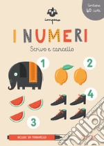 Imparo i numeri. Scrivo e cancello. Ediz. a colori. Con pennarello cancellabile. Con 40 Carte libro