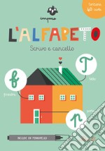 Imparo l'alfabeto. Scrivo e cancello. Con pennarello cancellabile. Con 40 Carte libro