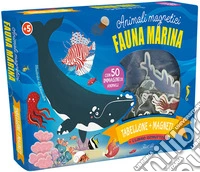 Fauna marina. Animali magnetici. Ediz. a colori. Con tabellone pieghevole libro