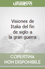 Visiones de Italia del fin de siglo a la gran guerra libro