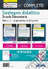 Kit completo sostegno didattico Scuola secondaria. Test + Manuali per tutte le prove concorsuali del concorso a cattedra in sostegno didattico. Con estensioni online. Con software di simulazione. Con Libro: Risonanze emotive in adolescenza libro