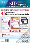 Kit completo per la preparazione al concorso Comune Sesto Fiorentino. 45 posti area amministrativo-contabile. Con software di simulazione. Con Video libro