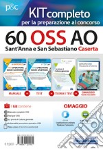 Kit concorso 60 OSS AO Caserta. Contiene 3 volumi e in omaggio videocorso, simulatore, ebook e guida tascabile libro