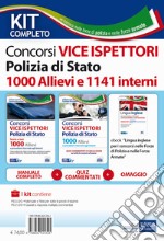 Kit concorsi Vice Ispettori Polizia di Stato. Manuale e quiz commentati per 1000 Allievi e 1141 interni. Con e-book libro