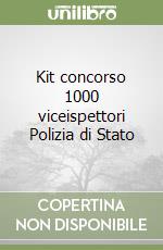 Kit concorso 1000 viceispettori Polizia di Stato libro