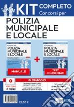 Kit per i concorsi in polizia municipale e locale. Manuale e test. Con software di simulazione. Con video-corso per quesiti logico-attitudinali libro