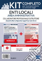 Kit concorsi Collaboratore professionale e Istruttore negli enti locali. Area amministrativa. Con software di simulazione. Con videocorso di logica libro