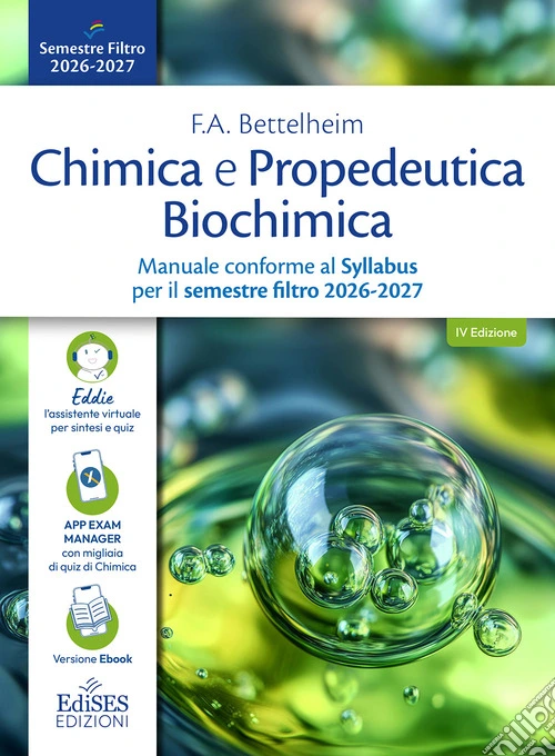 Chimica e Propedeutica Biochimica. Manuale conforme al Syllabus per il semestre filtro 2026-2027. Con assistente virtuale