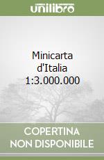 Minicarta d'Italia 1:3.000.000 libro