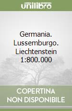 Germania. Lussemburgo. Liechtenstein 1:800.000 libro