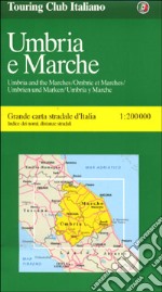 Umbria, Marche 1:200.000 libro