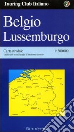 Belgio. Lussemburgo 1:300.000 libro