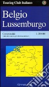 Belgio. Lussemburgo 1:300.000 libro