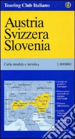 Austria, Svizzera, Slovenia 1:800.000 libro