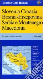 Slovenia, Croazia, Bosnia-Erzegovina, Iugoslavia, Macedonia 1:800.000 libro