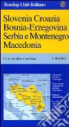 Slovenia, Croazia, Bosnia-Erzegovina, Iugoslavia, Macedonia 1:800.000 libro