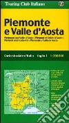 Piemonte e Valle d'Aosta 1:200.000 libro