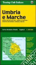 Umbria, Marche 1:200.000 libro